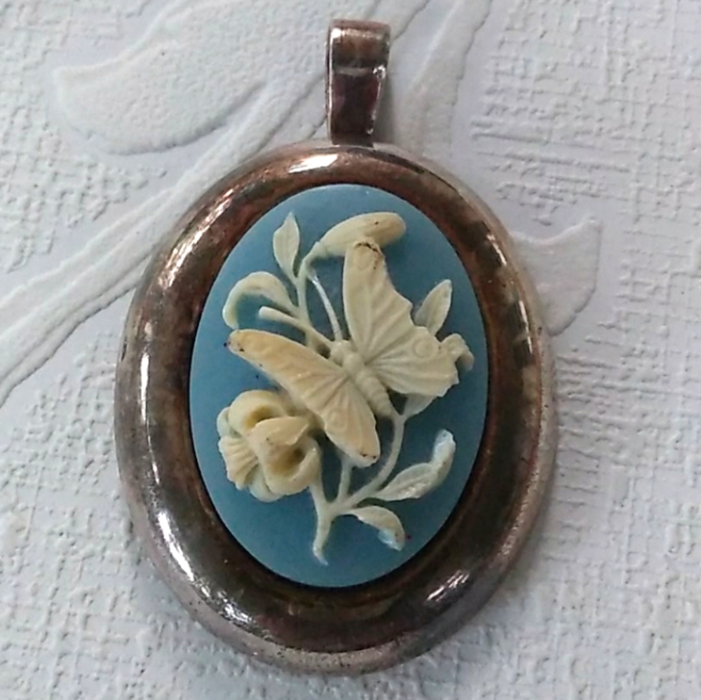 VTG MILOR ITALY Sterling Silver Butterfly 2in1